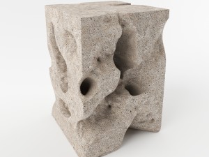 stone table 3D 모델