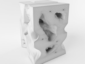stone table 3D 모델