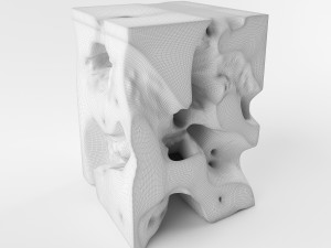 stone table 3D 모델