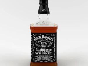 bottiglia di whisky jack daniels tennessee Modello 3D