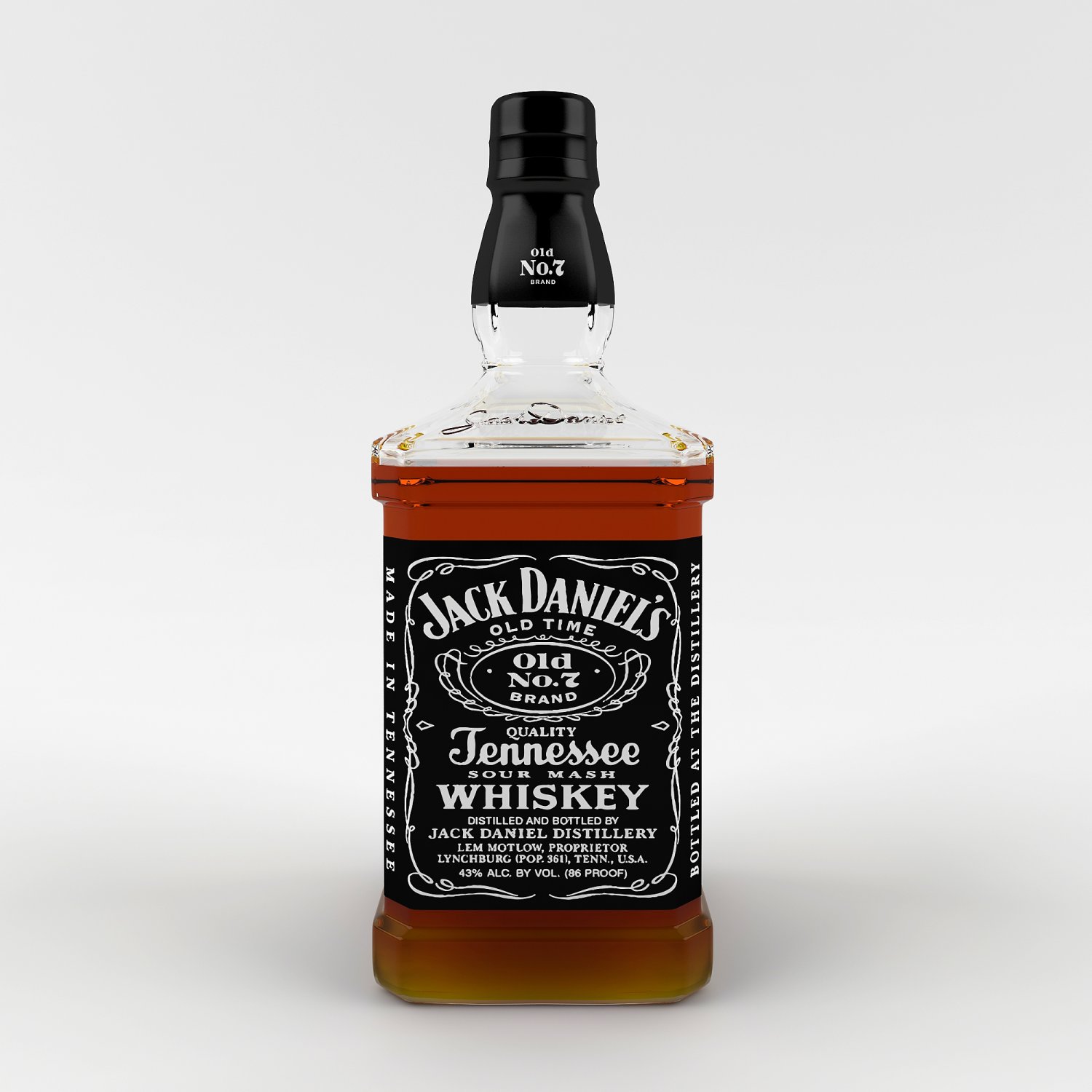 Jack Daniels Bottle 3D Poster Lentikular Grösse 47x67 cm