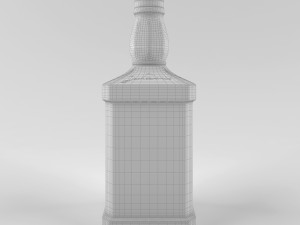 jack daniels tennessee whiskey bottle Modelo 3D