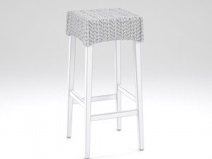 harper blvd dunmoor 30-inch bar stool 3D Model