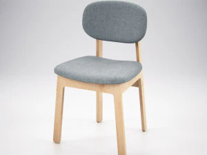 garcia pengembara yang dikurasi - kursi makan Model 3D