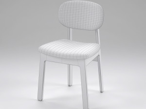 the curated nomad garcia - dining chair 3D Model