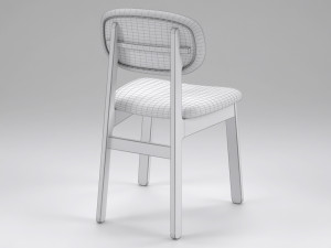 the curated nomad garcia - dining chair 3D Model
