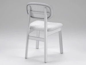 the curated nomad garcia - dining chair 3D Model