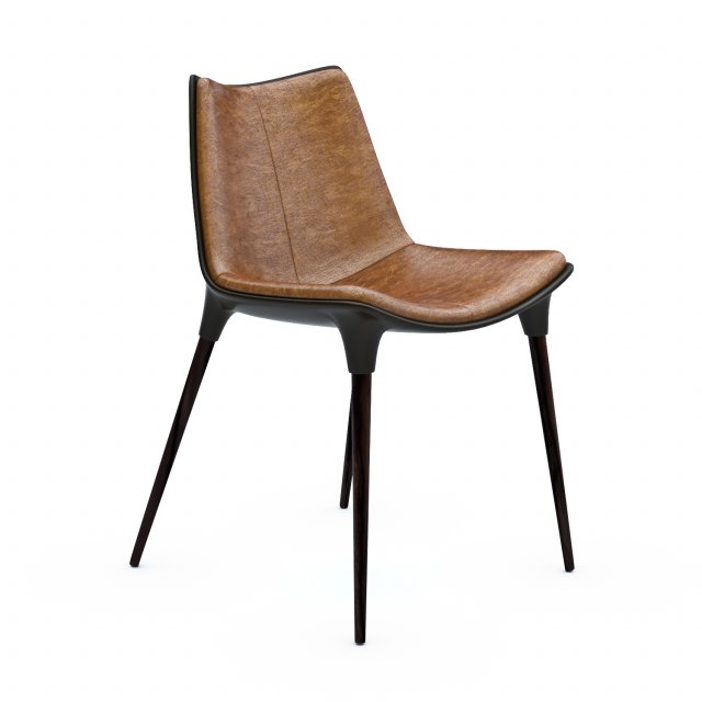 Langham Dining Chair 3D 模型 .c4d .max .obj .3ds .fbx .stl .blend 