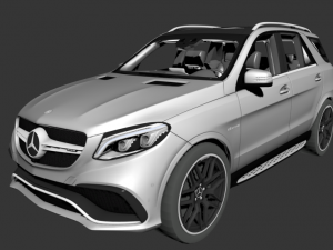 mercedes-benz gle63s amg 3Dモデル