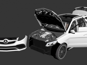 mercedes-benz gle63s amg 3Dモデル