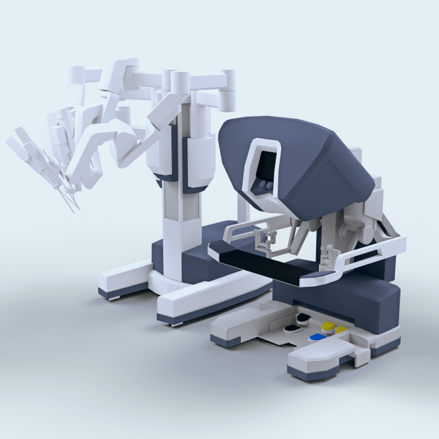 surgical robot Modelo 3D .c4d .max .obj .3ds .fbx .stl .blend 