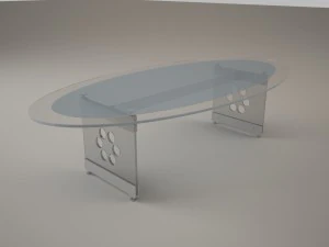 Glass table 3D Model