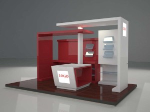 Booth Model 3D