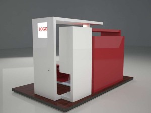 Booth Model 3D