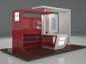 Booth Model 3D