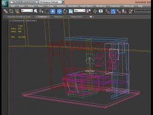 Booth Model 3D