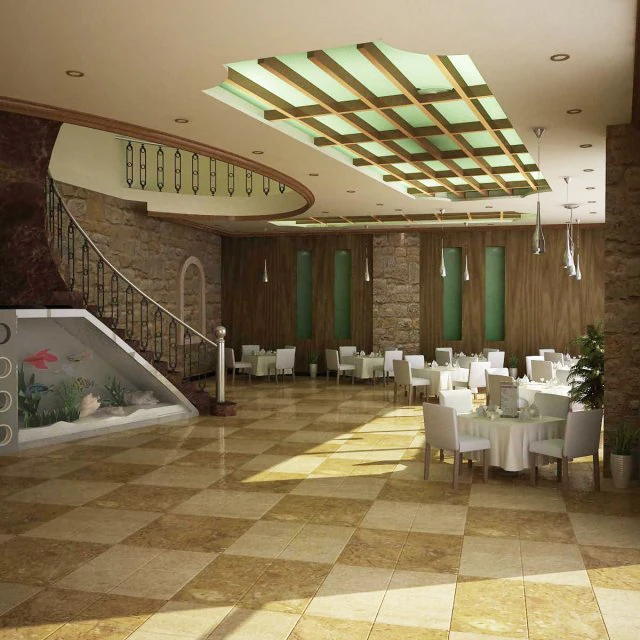 resturant 3D Model .c4d .max .obj .3ds .fbx .stl .blend 