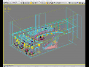 resturant 3D 模型