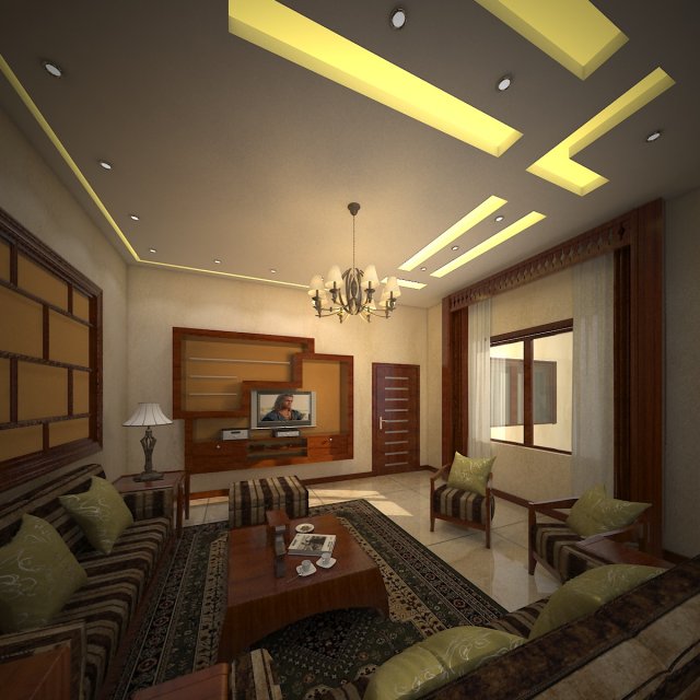 modern villa 3D Модель .c4d .max .obj .3ds .fbx .stl .blend 