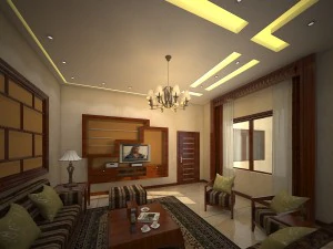 moderne Villa 3D Modell