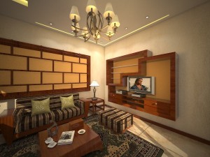 modern villa 3D Модель