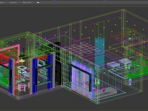 modern villa 3D Модель
