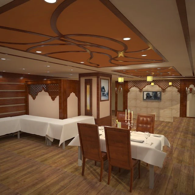 resturant interior 3D Model .c4d .max .obj .3ds .fbx .stl .blend 