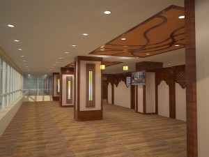 resturant interior Model 3D