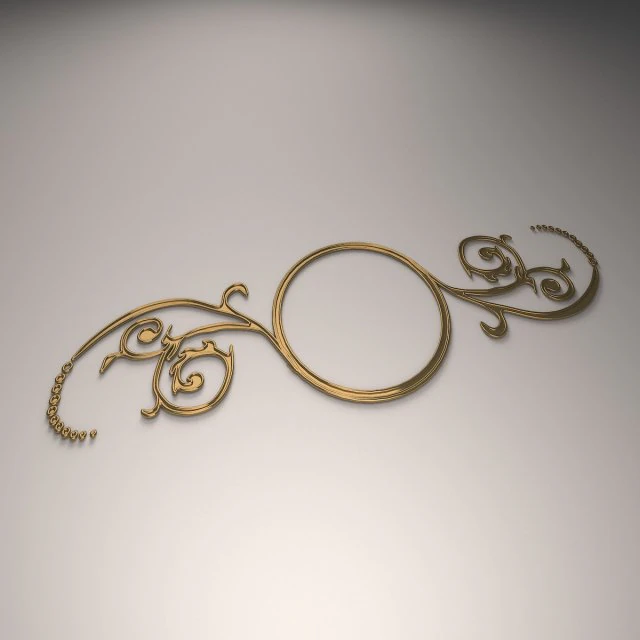 ornamental design 02 3D Model .c4d .max .obj .3ds .fbx .stl .blend 