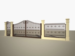fence cast 03 Modello 3D