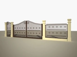 울타리 캐스트 03 3D 모델