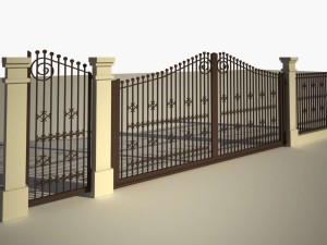 fence cast 03 Modello 3D