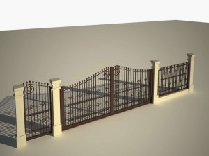 fence cast 03 Modello 3D