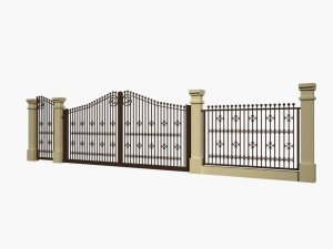 fence cast 03 Modello 3D