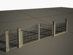 fence cast 03 Modello 3D