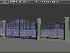fence cast 03 Modello 3D
