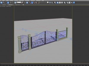 fence cast 03 Modello 3D
