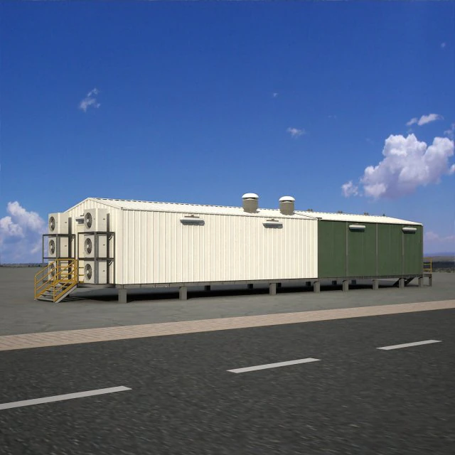 3d exterior ware house 3D Model .c4d .max .obj .3ds .fbx .stl .blend