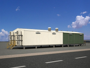 3d exterior ware house 3D Model