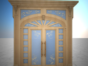 entrance door2 3D 模型
