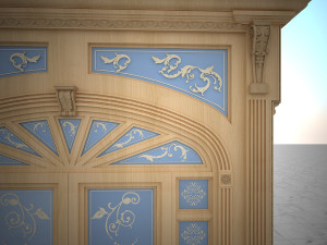 entrance door2 3D 模型