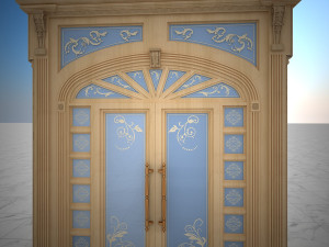 entrance door2 3D 模型