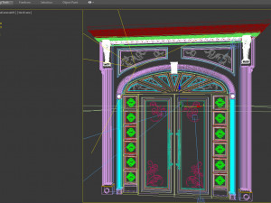 entrance door2 3D 模型