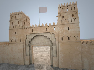 castle entrance 3D 模型