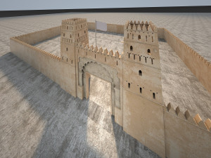 castle entrance 3D Model