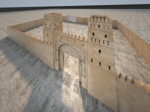castle entrance 3D Model