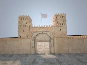 castle entrance 3D Model