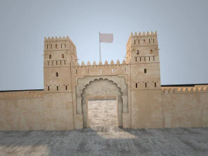 castle entrance 3D Model