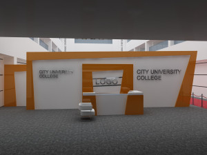 stage and reception 3Dモデル