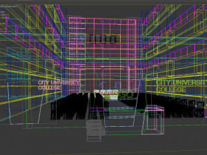 stage and reception 3D Model
